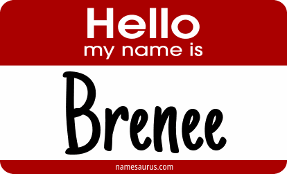 Hello my name is Brenee png download