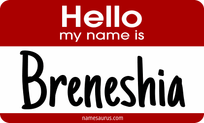 Hello my name is Breneshia png download
