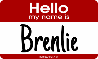 Hello my name is Brenlie png download