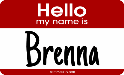 Hello my name is Brenna png download