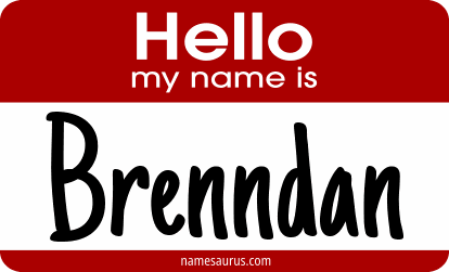Hello my name is Brenndan png download