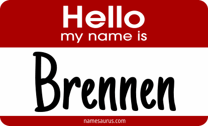 Hello my name is Brennen png download