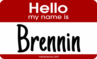 Hello my name is Brennin png download