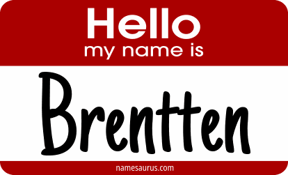 Hello my name is Brentten png download