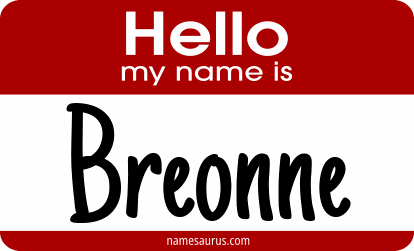 Hello my name is Breonne png download