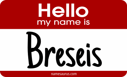 Hello my name is Breseis png download