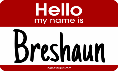 Hello my name is Breshaun png download