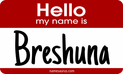 Hello my name is Breshuna png download