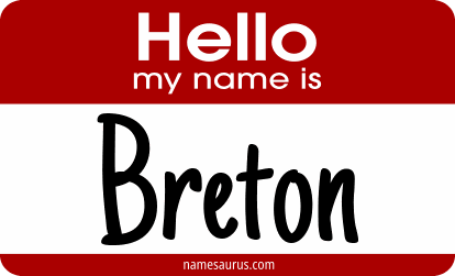Hello my name is Breton png download