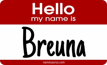 Hello my name is Breuna png download