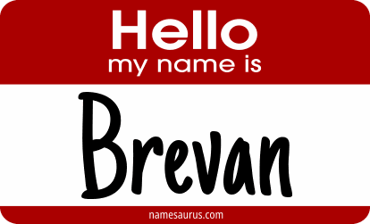 Hello my name is Brevan png download