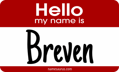 Hello my name is Breven png download