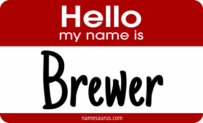 Hello my name is Brewer png download