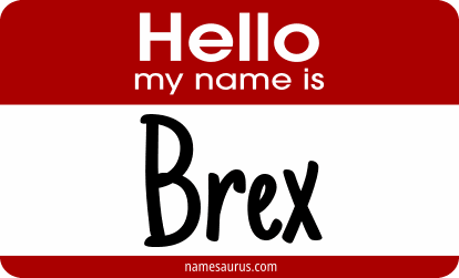 Hello my name is Brex png download