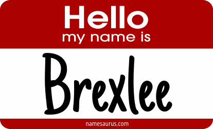 Hello my name is Brexlee png download