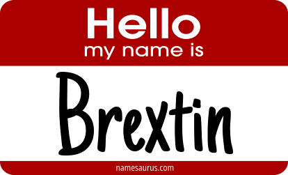 Hello my name is Brextin png download