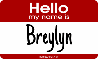 Hello my name is Breylyn png download