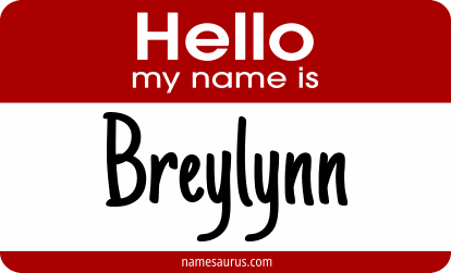 Hello my name is Breylynn png download