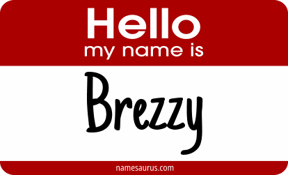 Hello my name is Brezzy png download