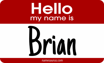 Hello my name is Brian png download