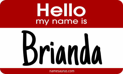 Hello my name is Brianda png download