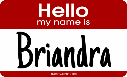 Hello my name is Briandra png download
