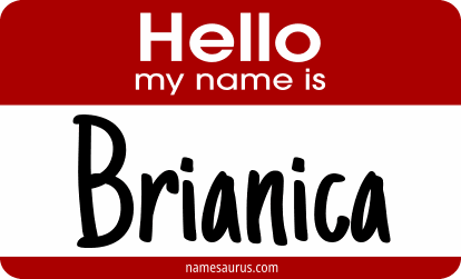 Hello my name is Brianica png download