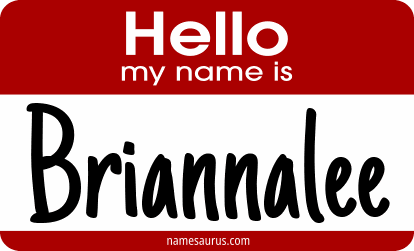 Hello my name is Briannalee png download