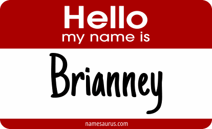 Hello my name is Brianney png download