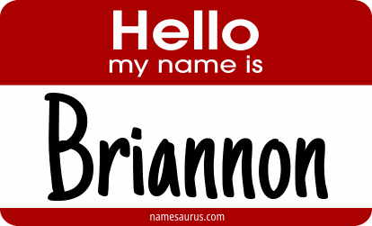 Hello my name is Briannon png download