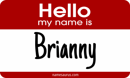 Hello my name is Brianny png download