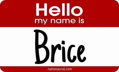 Hello my name is Brice png download