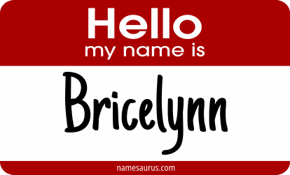 Hello my name is Bricelynn png download