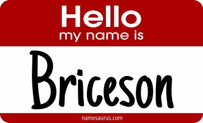 Hello my name is Briceson png download
