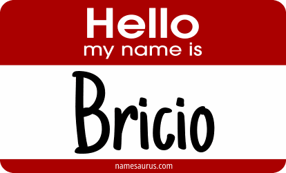 Hello my name is Bricio png download