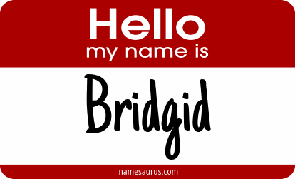 Hello my name is Bridgid png download