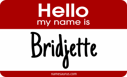 Hello my name is Bridjette png download