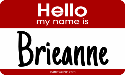 Hello my name is Brieanne png download