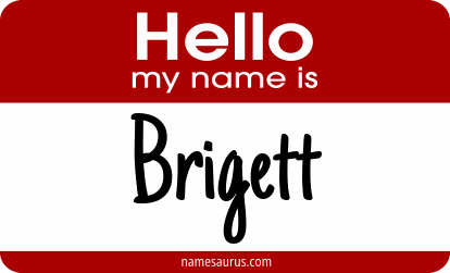 Hello my name is Brigett png download