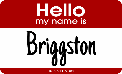 Hello my name is Briggston png download