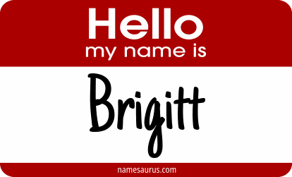 Hello my name is Brigitt png download