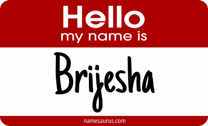 Hello my name is Brijesha png download