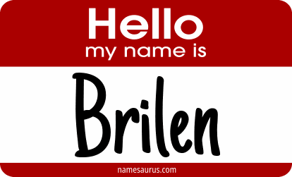 Hello my name is Brilen png download