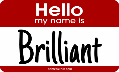 Hello my name is Brilliant png download