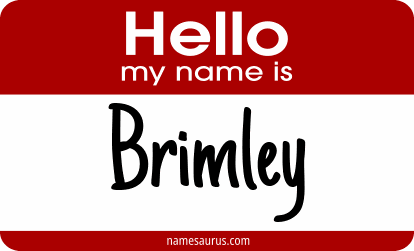Hello my name is Brimley png download