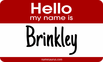 Hello my name is Brinkley png download