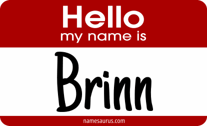 Hello my name is Brinn png download