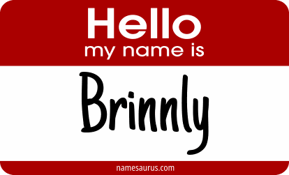 Hello my name is Brinnly png download