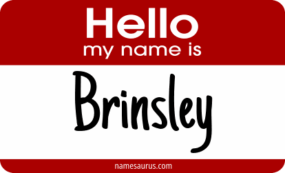 Hello my name is Brinsley png download