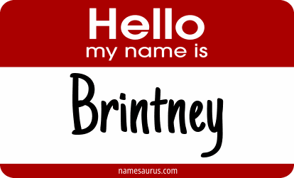 Hello my name is Brintney png download